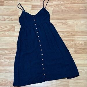 Hello Molly Midnight Blue Midi Dress